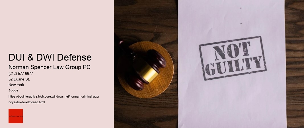 DUI & DWI Defense