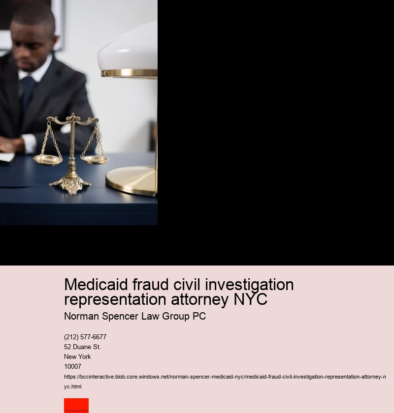 The role of a Medicaid Fraud Attorney in NYC
